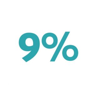 9%